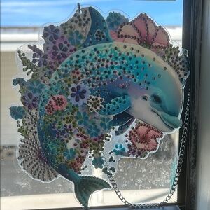 Colorful Dolphin Suncatcher